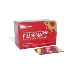 Fildena XXX 100mg (Sildenafil Citrate) - Chewable